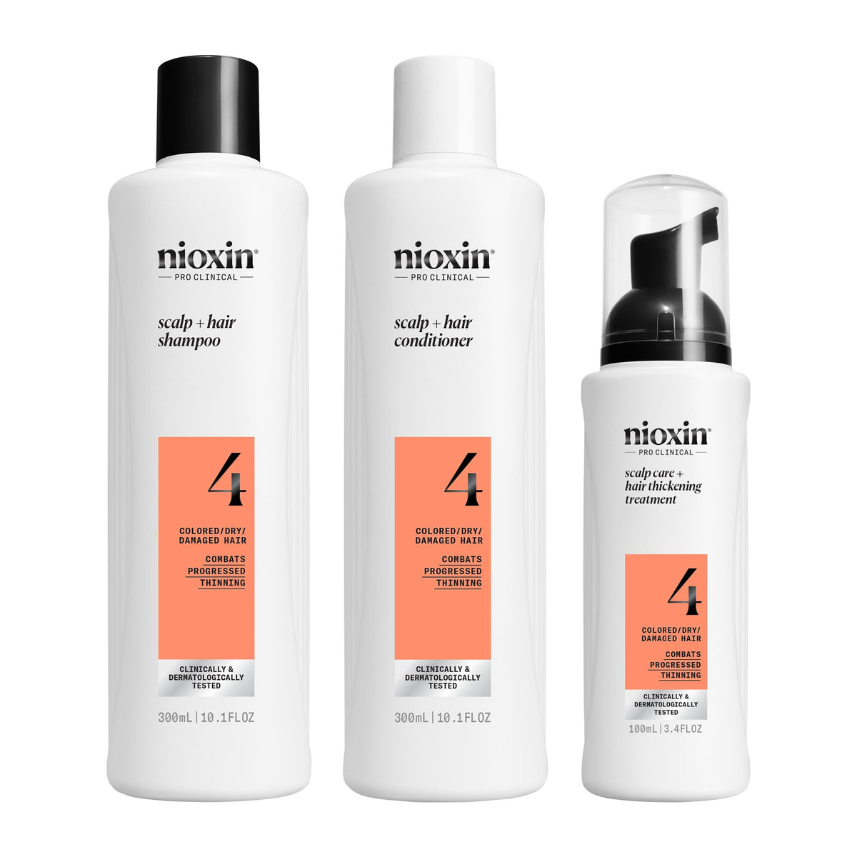 NIOXIN System Kit 4 front view with three products