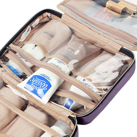 NISHEL Travel Toiletry Bag compact size for easy packing