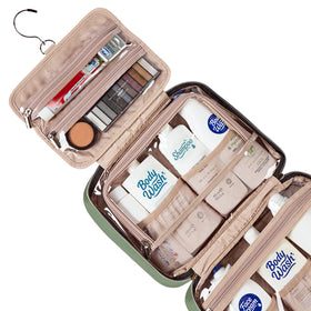 NISHEL Travel Toiletry Bag compact size for packing