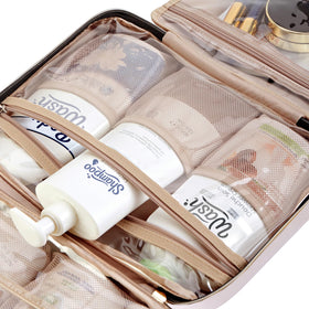 NISHEL Travel Toiletry Bag compact size for packing