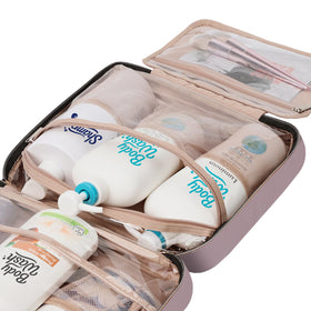 NISHEL Travel Toiletry Bag in a travel setting