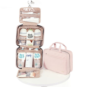 NISHEL Travel Toiletry Bag quick-access front pocket