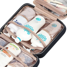 NISHEL Travel Toiletry Bag quick-access front pocket