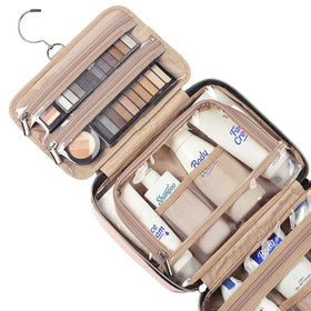 NISHEL Travel Toiletry Bag with toiletries inside