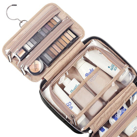 NISHEL Travel Toiletry Bag with toiletries inside