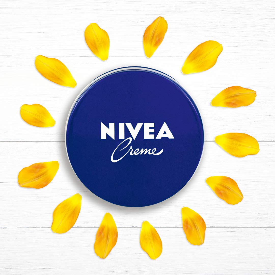 NIVEA Creme 200ml open lid view displaying cream