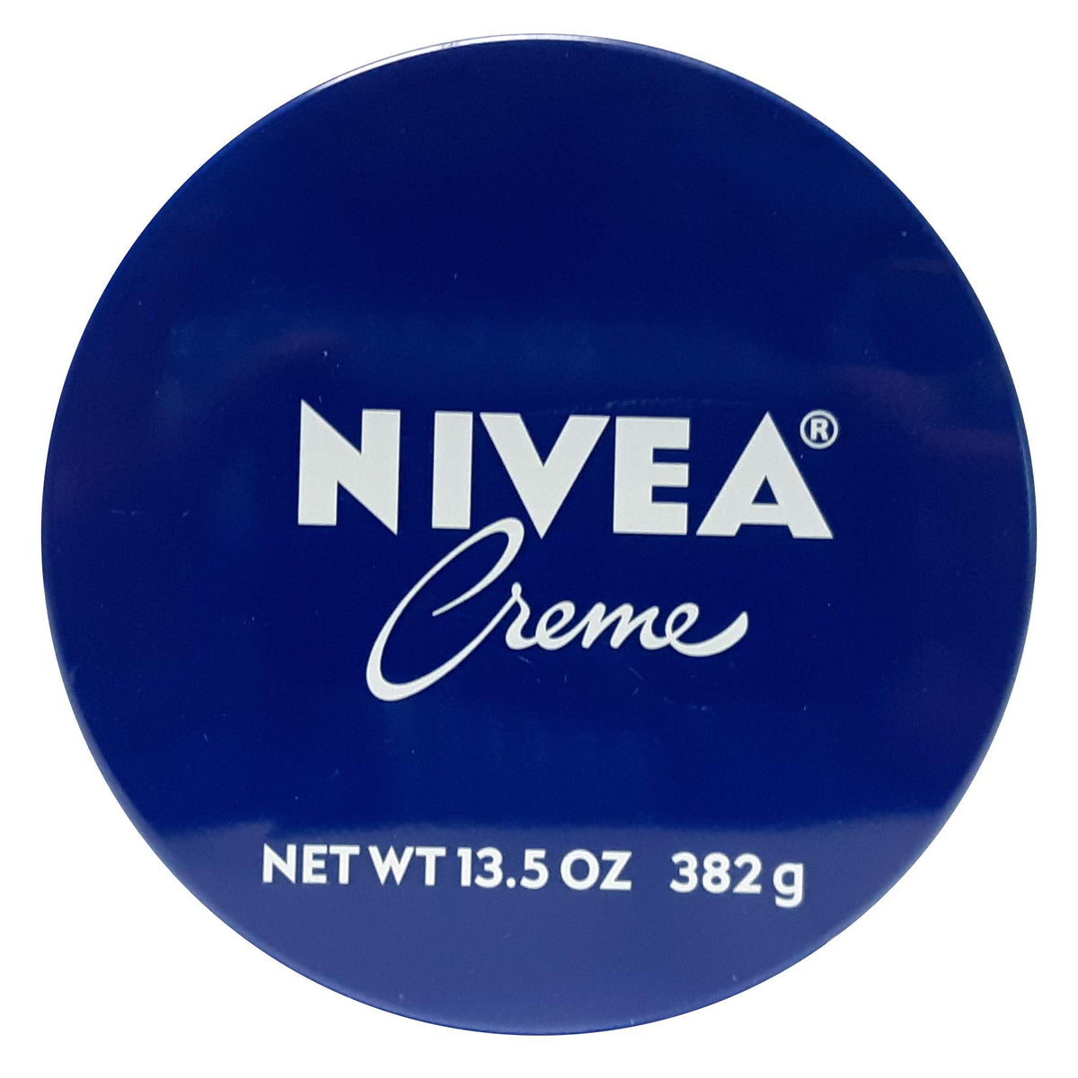 NIVEA Creme Tin 400ml front view with metal packaging