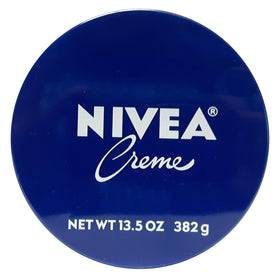NIVEA Creme Tin 400ml front view with metal packaging