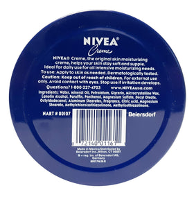 NIVEA Creme Tin 400ml top view showcasing the cream inside