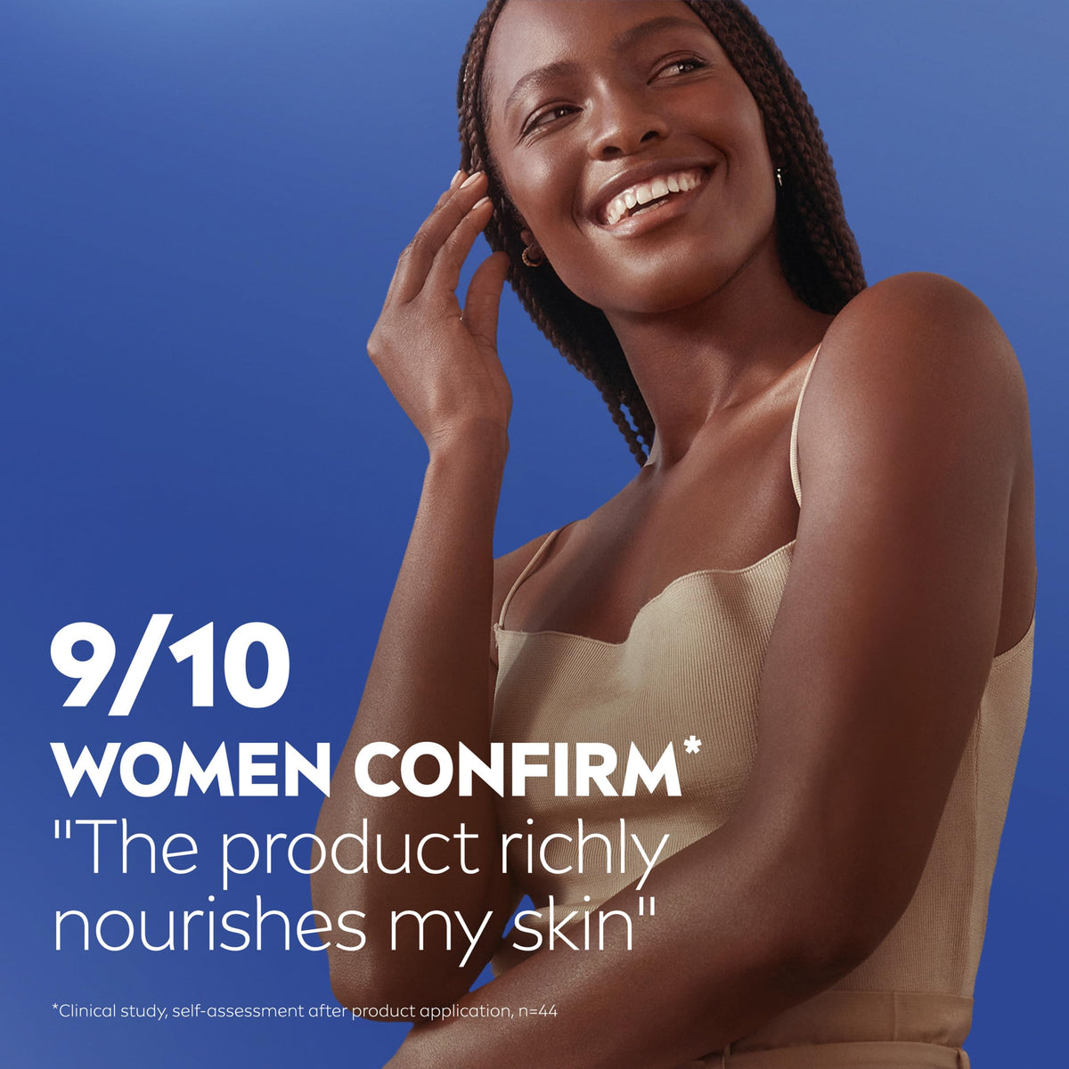 NIVEA Essentially Enriched Body Lotion packaging with recycling logo