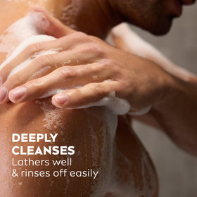NIVEA MEN Active Clean 3-in-1 Body Wash with charcoal ingredients