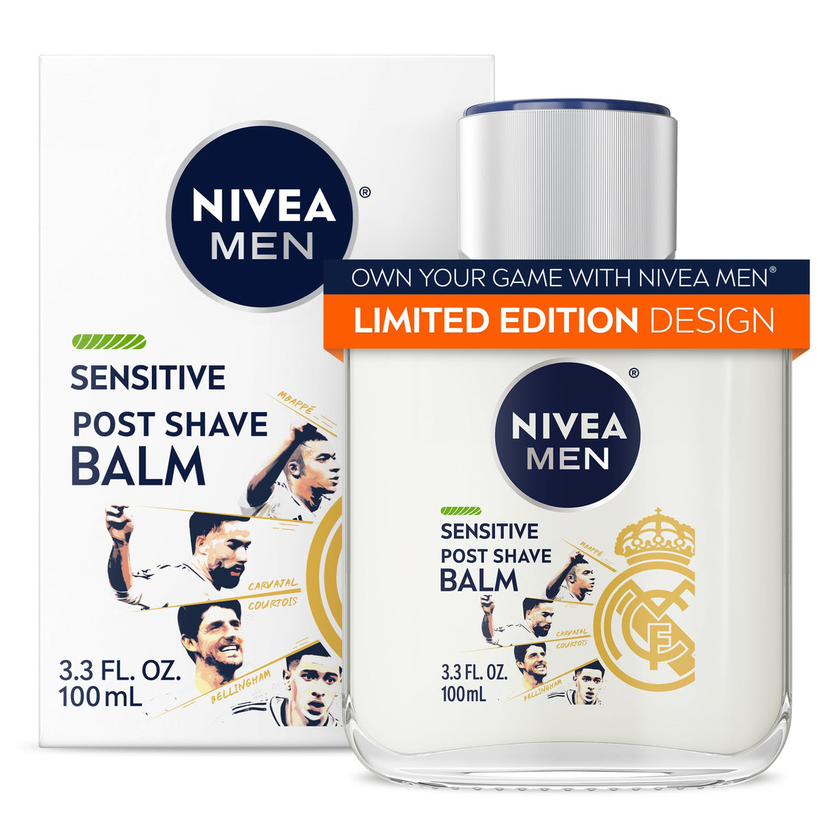 NIVEA MEN Sensitive Post Shave Balm 3.3 FL OZ front view