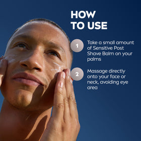 NIVEA MEN Sensitive Post Shave Balm with other NIVEA products