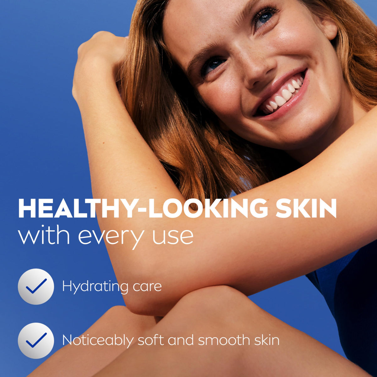 NIVEA Original Moisture Body Lotion application on skin