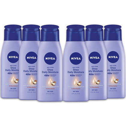 NIVEA Shea Nourish Body Lotion 2.5 fl oz front view