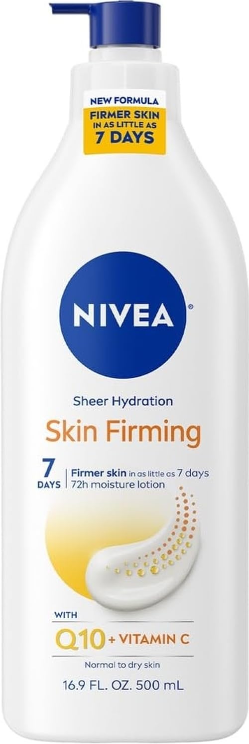 NIVEA Sheer Hydration Skin Firming Body Lotion front view 16.9 fl oz