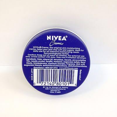 NIVEA Skin Creme 1 oz applied on hands for hydration