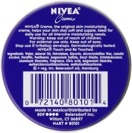 NIVEA Skin Creme 1 oz container showing size for travel