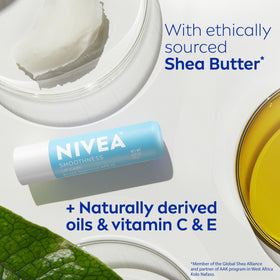 NIVEA Smoothness Lip Care SPF 15 lip balm outdoors