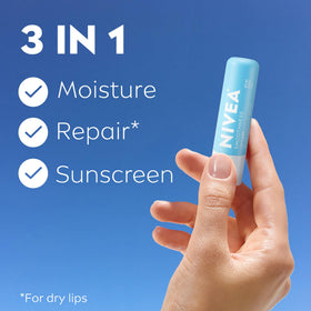 NIVEA Smoothness Lip Care SPF 15 lip balm stick close-up