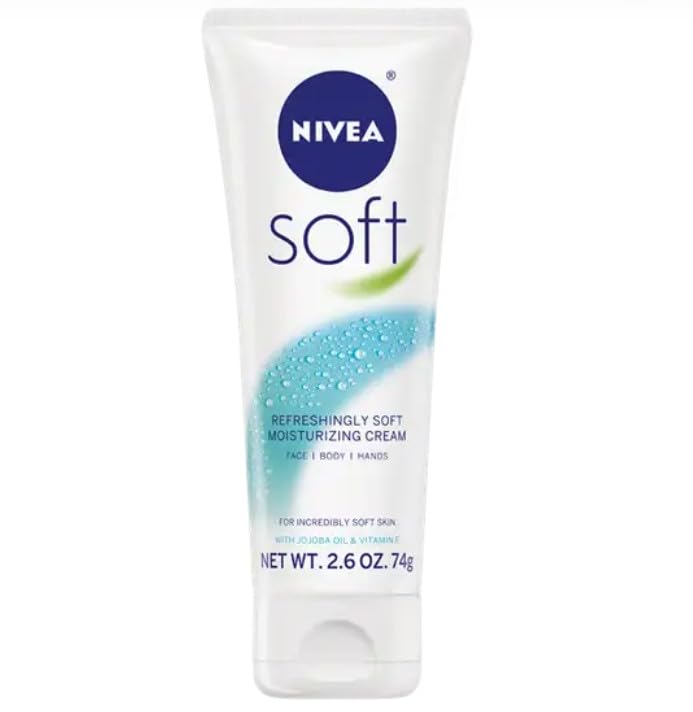 NIVEA Soft Moisturizing Creme 75 mL tube back view
