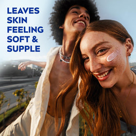 NIVEA Soft Moisturizing Creme 75 mL tube on a bathroom counter