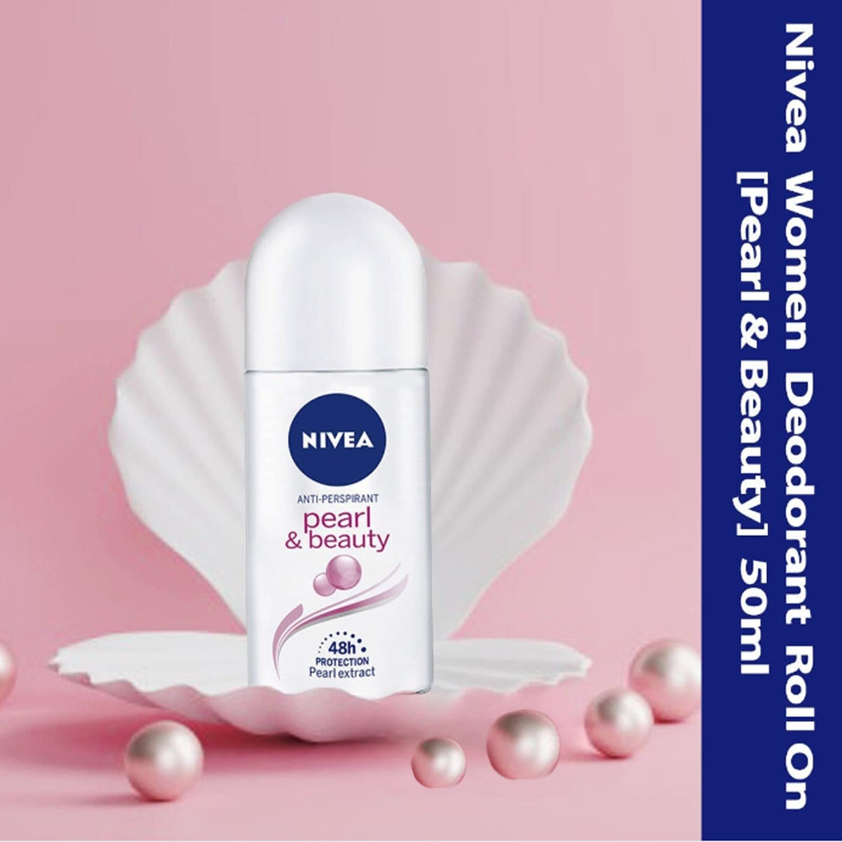 NIVEA Women Deodorant Roll On Pearl & Beauty packaging