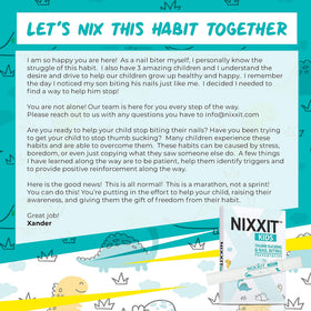 NIXXIT Nail Biting in hand for easy application