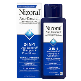 Nizoral 2-in-1 Anti Dandruff Shampoo and Conditioner 14 fl oz front view