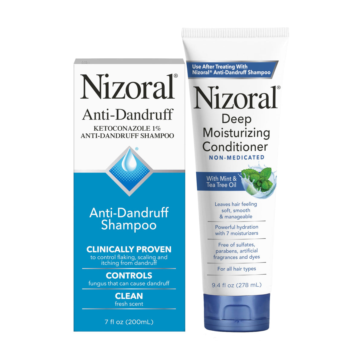 Nizoral Anti-Dandruff Shampoo 7 Oz front view