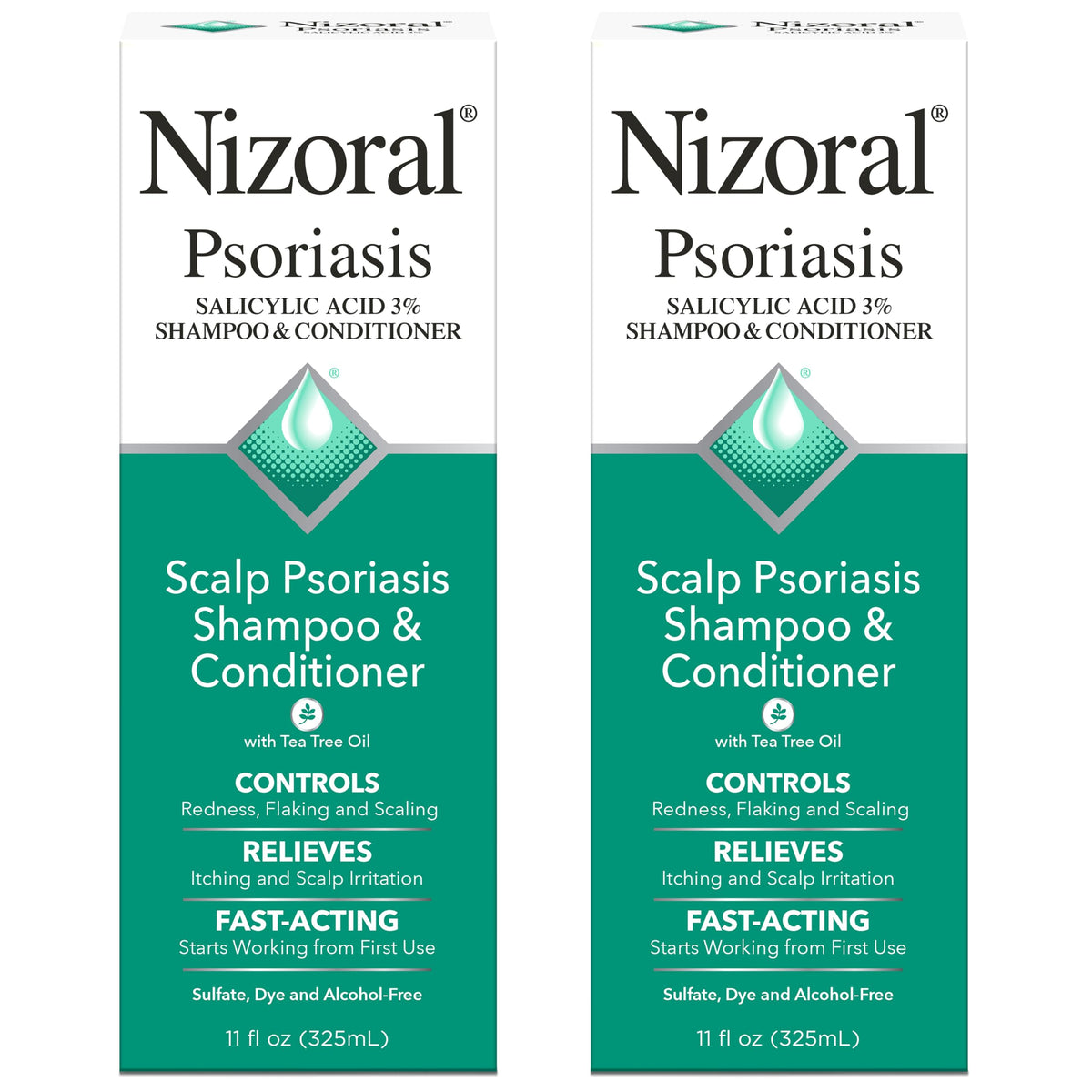 Nizoral Psoriasis Shampoo & Conditioner 2-in-1 11 Oz front view
