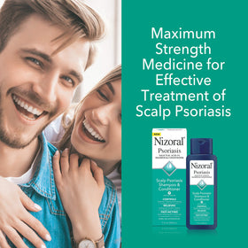 Nizoral Psoriasis Shampoo & Conditioner 2-in-1 11 Oz side view