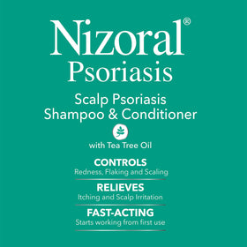 Nizoral Psoriasis Shampoo & Conditioner back label