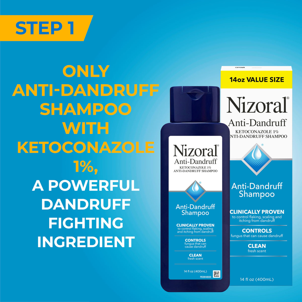 Nizoral Shampoo and Conditioner bundle displayed together