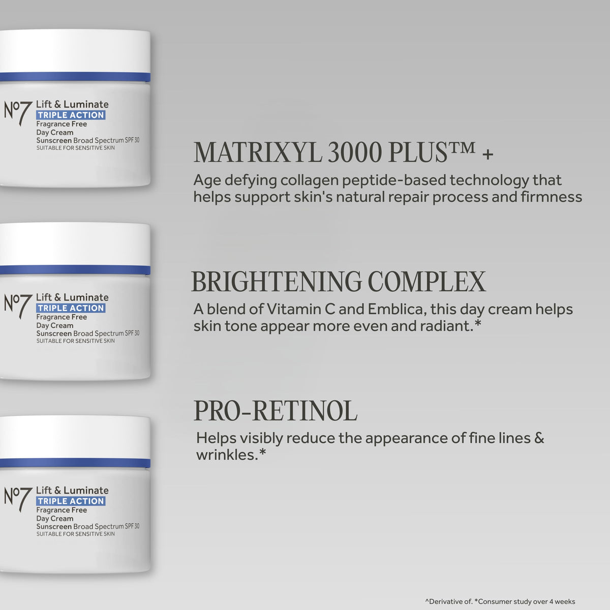 No.7 Lift & Luminate Face Cream texture close-up