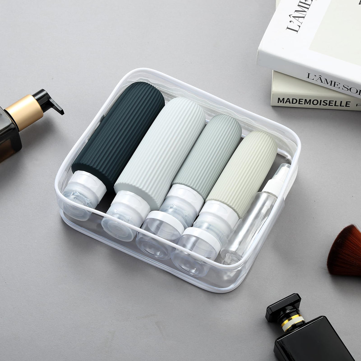 No-drip valve feature on Mrsdry travel bottles