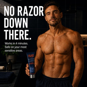 NO HAIR CREW Intimate Hair Removal Cream with grooming tools