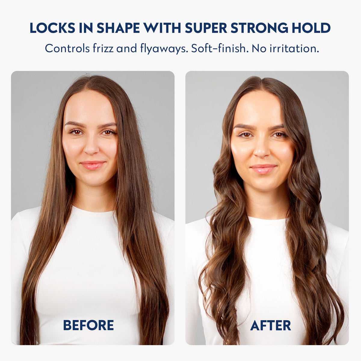 No nothing Super Strong Hairspray 7.5 oz back view