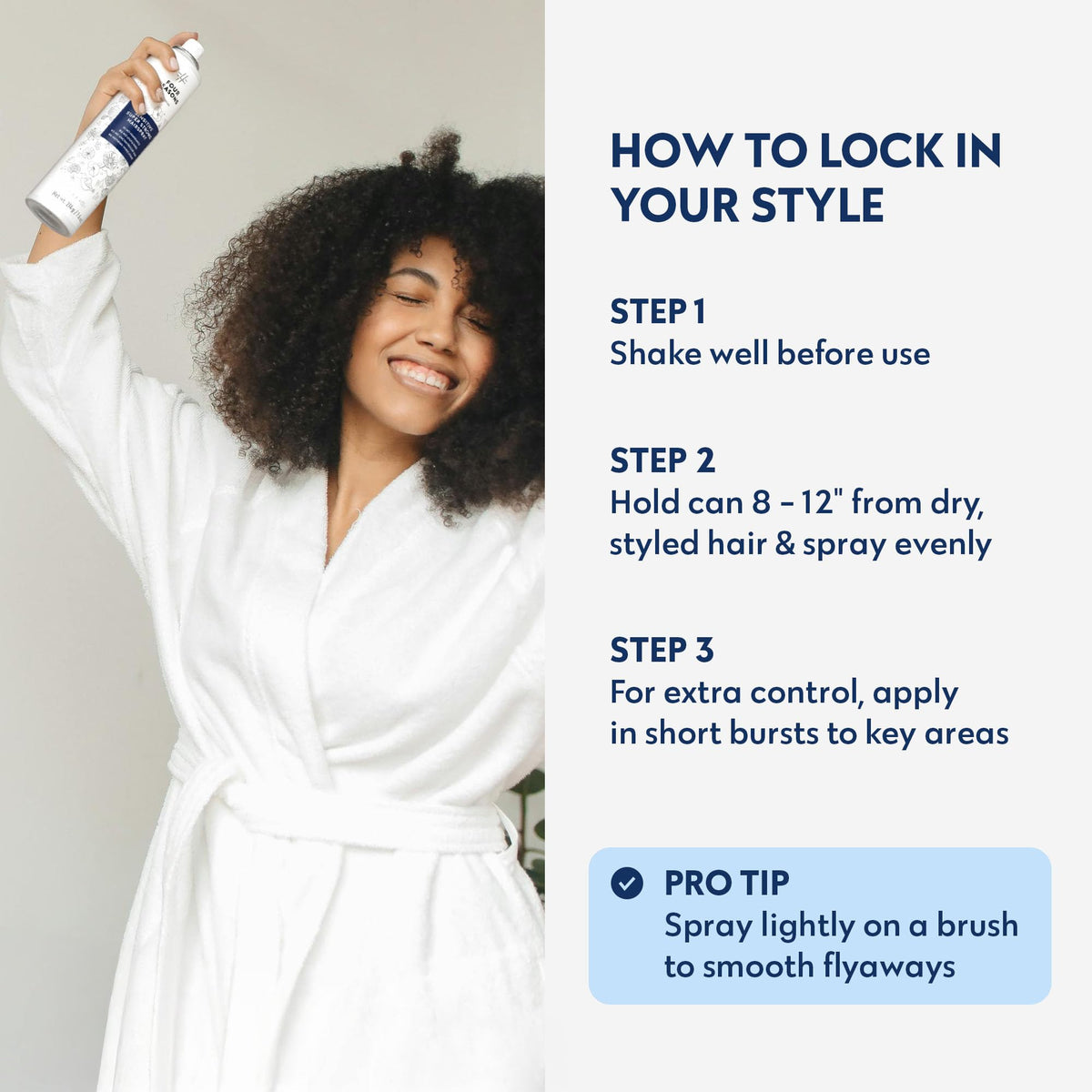 No nothing Super Strong Hairspray 7.5 oz packaging details
