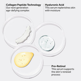 No7 facial serum application on skin