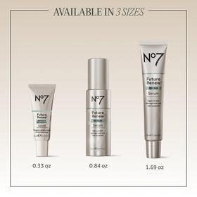 No7 Future Renew Damage Reversal Face Serum bottle cap open