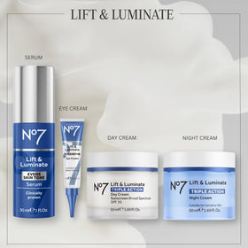 No7 Lift & Luminate Day Cream in a lifestyle setting
