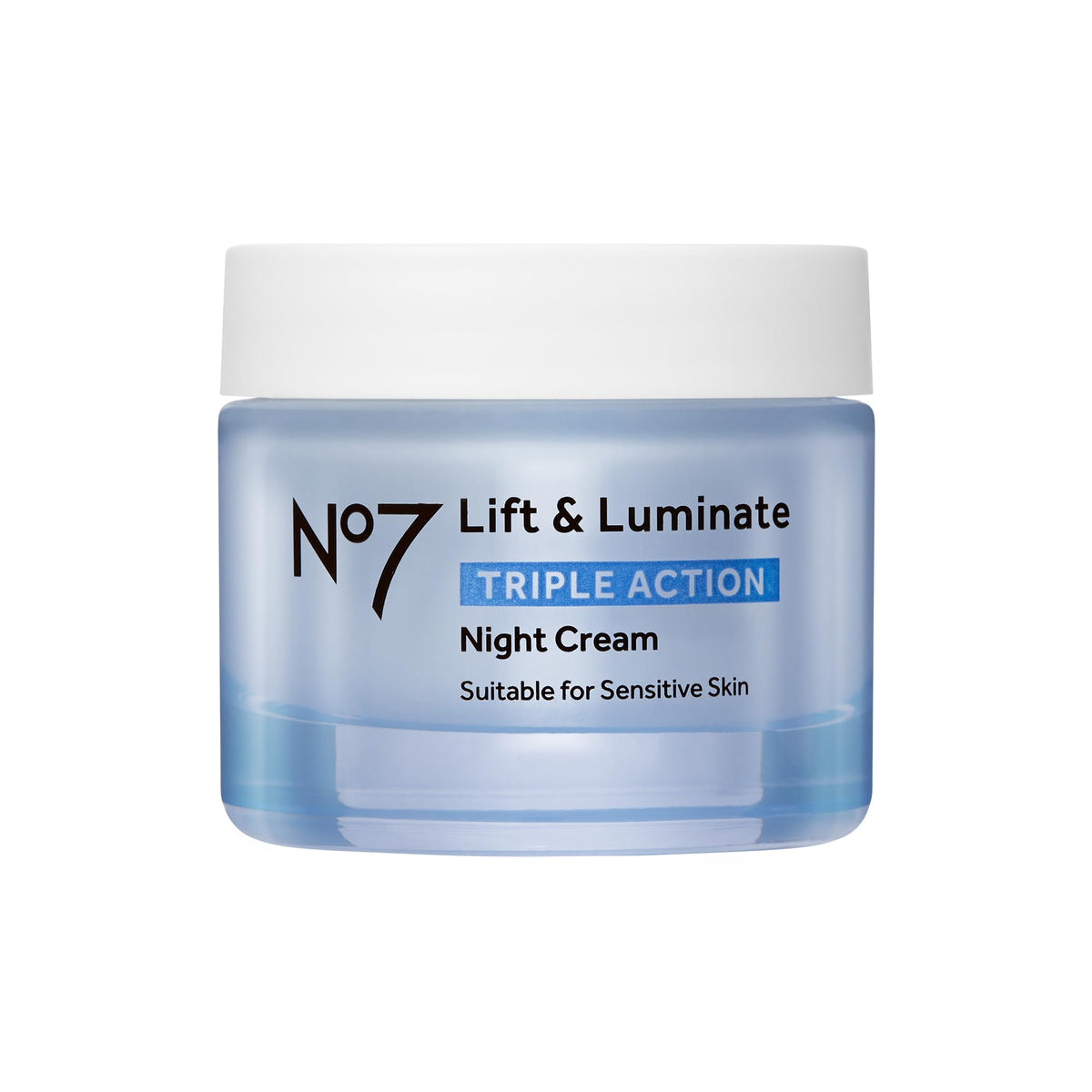 No7 Lift & Luminate Night Cream 1.7 Fl Oz front view