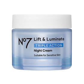 No7 Lift & Luminate Night Cream 50ml front view