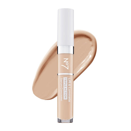 No7 Lift & Luminate Triple Action Serum Concealer Fair front view