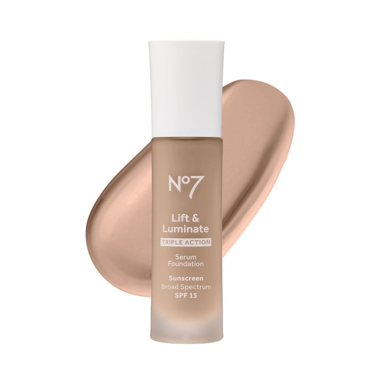 No7 Lift & Luminate Triple Action Serum Foundation Cool Vanilla front view