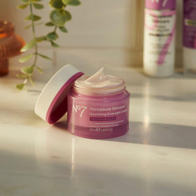 No7 Menopause Skincare Nourishing Overnight Cream 50ml ingredients list