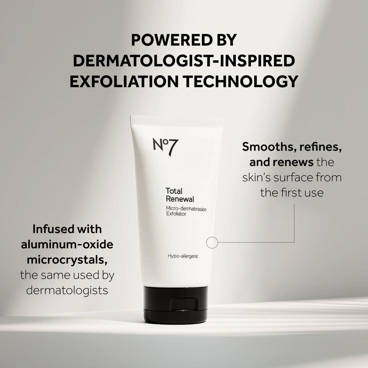 No7 Microdermabrasion Total Renewal Face Scrub 2.5 Oz close-up of product