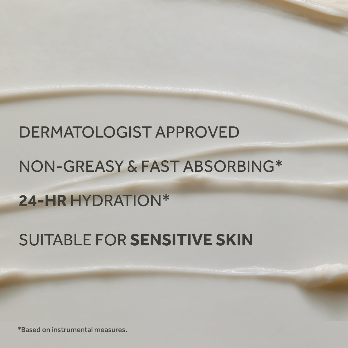 No7 night cream application on hand to show texture