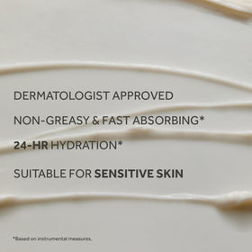 No7 night cream application on hand to show texture